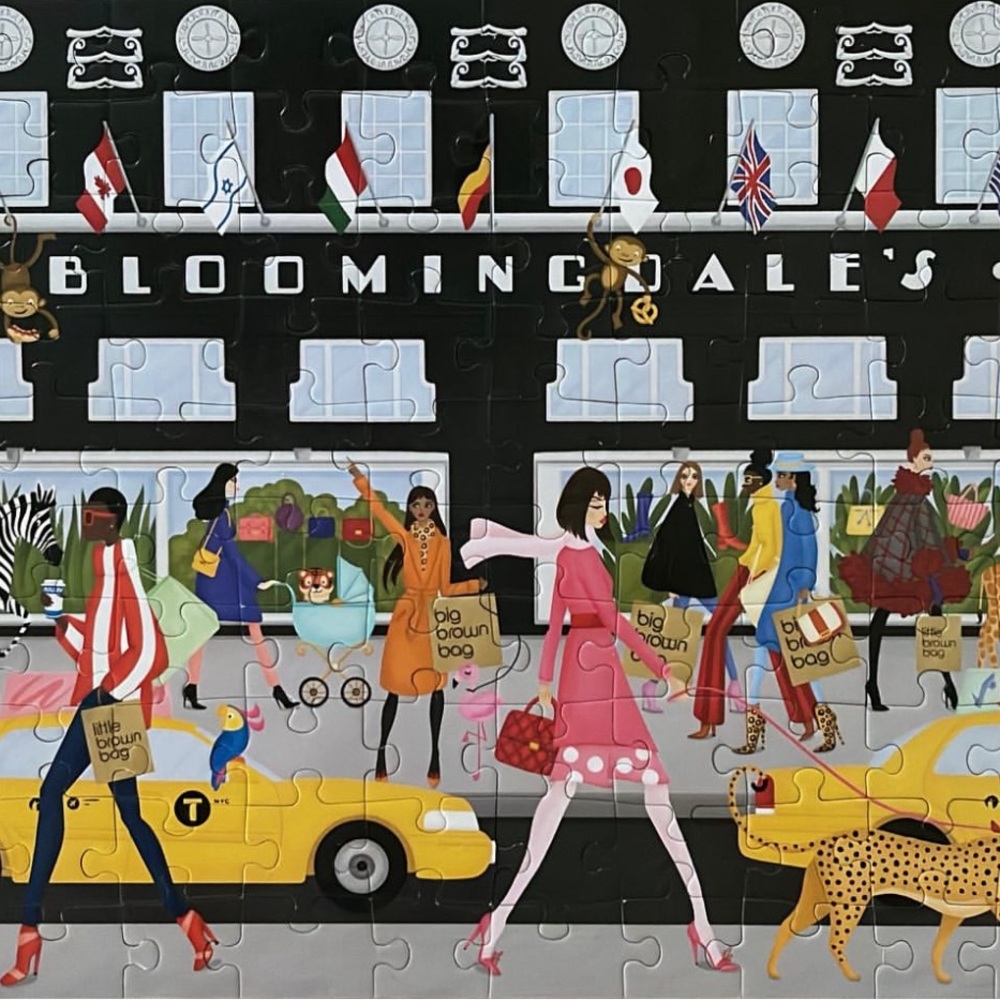 NWT Bloomingdales Store Puzzle, Jiggy Junior, Fifth Avenue Store, 100 Pieces